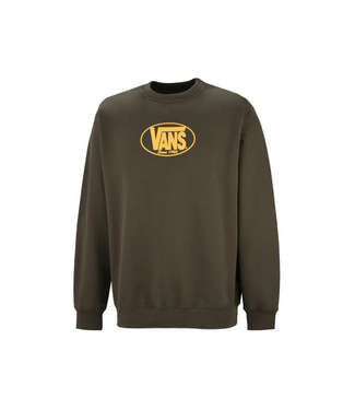 VANS VANS - CLASSIC OVAL CREWNECK (COAL BROWN)