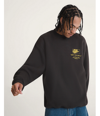 VANS VANS - CIRCLE BONES FORMULA CREWNECK (BLACK)