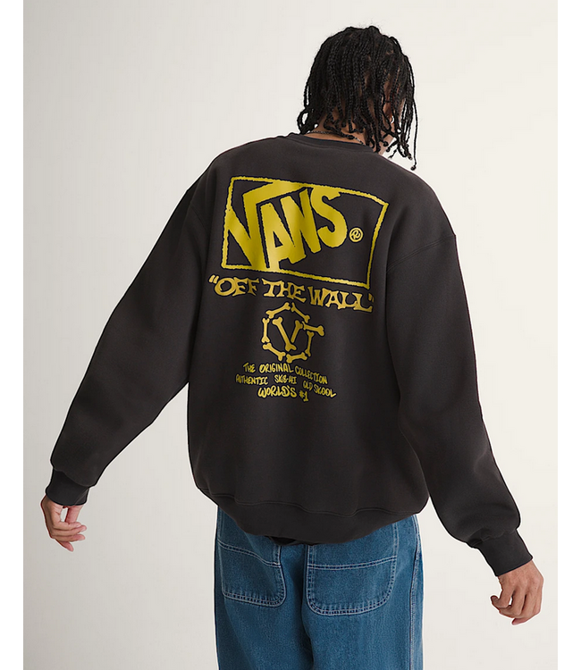 VANS VANS - CIRCLE BONES FORMULA CREWNECK (BLACK)