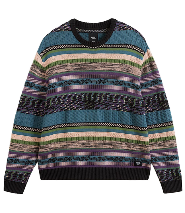 VANS VANS - BOYER CREW SWEATER (BLACK/ STARGAZER)