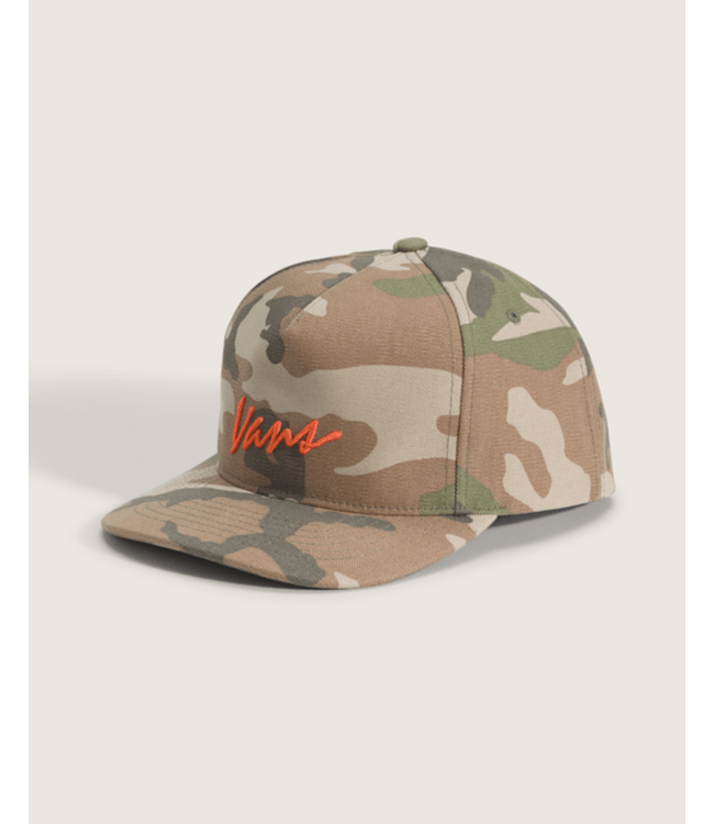VANS VANS - CLASSIC SCRIPT SNAPBACK CAP (VINTAGE CAMO)