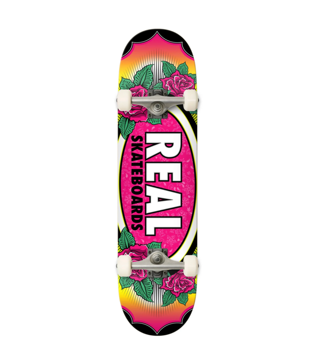 REAL SKATEBOARDS REAL - ROSE OVAL 8.5" COMPLETE