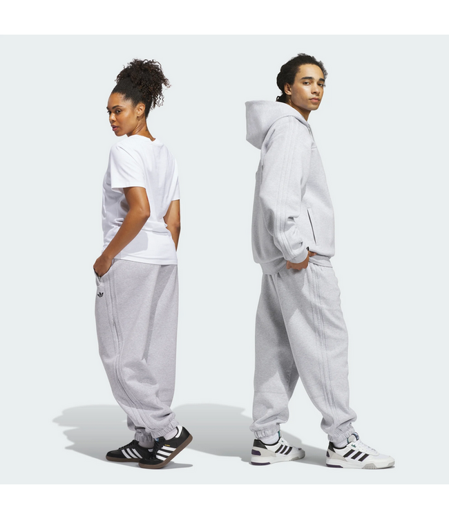ADIDAS ADIDAS - TECHNICAL FLEECE PANT (LIGHT GREY HEATHER)