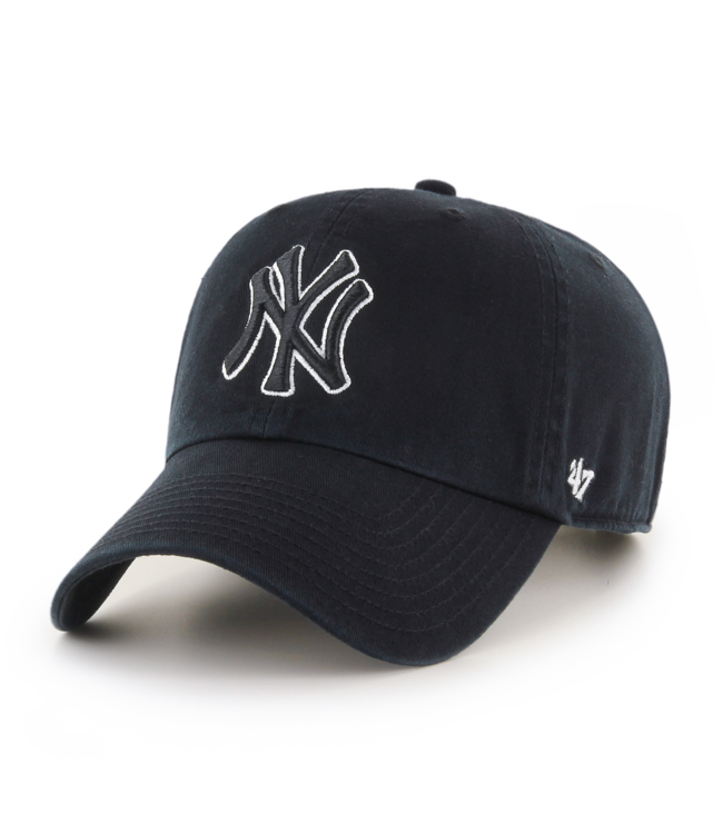 47 BRAND 47 BRAND - MLB BLACK/WHITE '47 CLEAN UP YANKEES