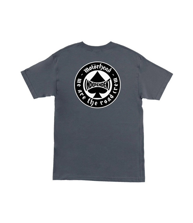 INDEPENDENT INDEPENDENT - MOTORHEAD SPADE TEE (CHARCOAL)