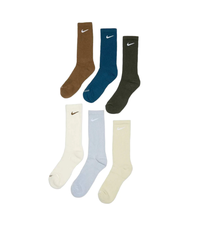 NIKE SB NIKE SB - EVERYDAY PLUS CUSH CREW SOCKS 6 PACK (MULTI)
