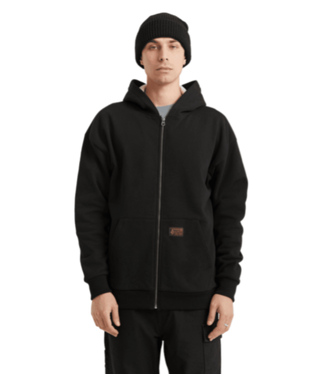 VOLCOM VOLCOM - AXESTONE WORKWEAR LINED ZIP HOODIE (BLACK)
