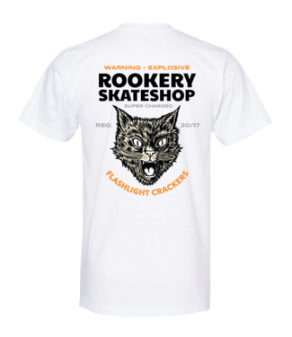 ROOKERY ROOKERY - FIRE CRACKER TEE (WHITE)