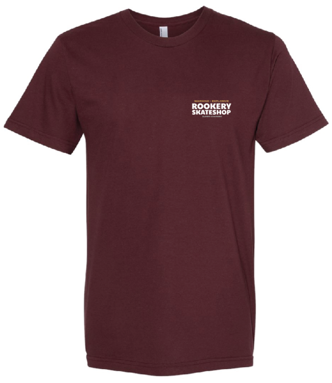 ROOKERY ROOKERY - FIRE CRACKER TEE (MAROON)