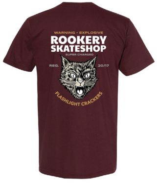 ROOKERY ROOKERY - T-SHIRT FIRECRACKER (BOURGOGNE)