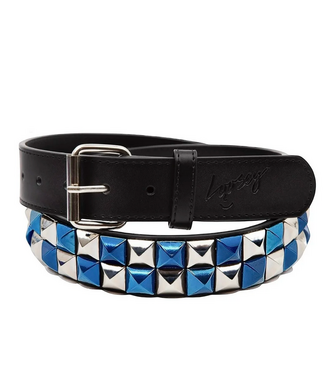 LOOSEY LOOSEY - BLUE CHECKERED STUD FINDER BELT