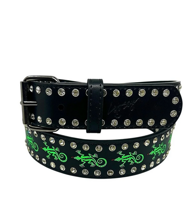 LOOSEY LOOSEY - GECKO RHINESTONE BELT