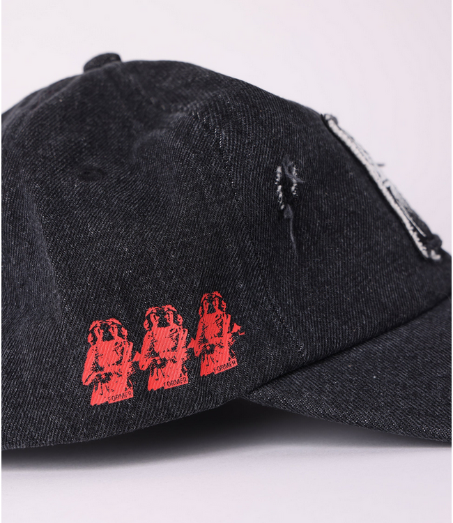 FORMER FORMER - ODE STRAPBACK CAP (WASHED BLACK)