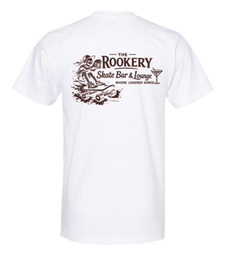ROOKERY ROOKERY - SK8 LOUNGE TEE (WHITE)