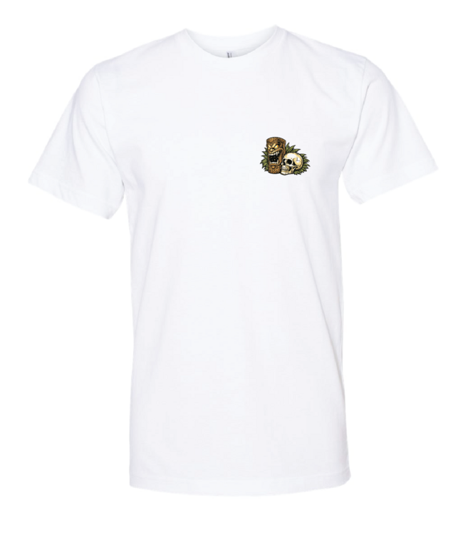 ROOKERY ROOKERY - T-SHIRT TIKI SKULL (BLANC)