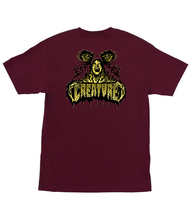 CREATURE CREATURE - POSSESSED TEE (MAROON)