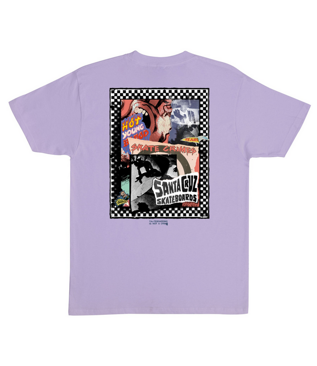 SANTA CRUZ SANTA CRUZ - AD COLLAGE TEE (ORCHID)
