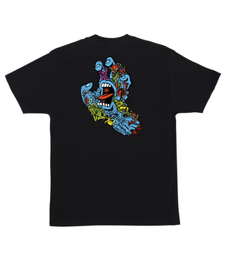 SANTA CRUZ SANTA CRUZ - ROSKOPP SCREAMING FIVE KID TEE (BLACK)