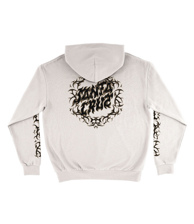 SANTA CRUZ SANTA CRUZ - RAZOR DOT CENTER HOODIE (BONE)