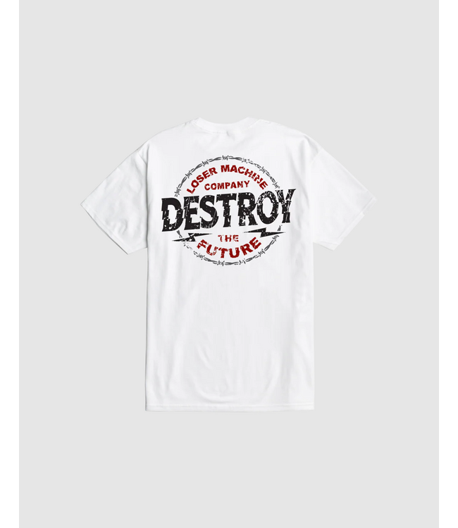 LOSER MACHINE LOSER MACHINE - DEMOLISHED TEE (WHITE)