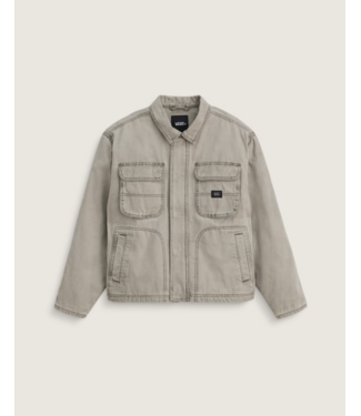 VANS VANS - UMBER PIGMENT CANVAS JACKET (ALUMINIUM)