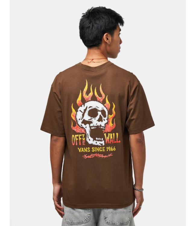 VANS VANS - OFF THE WALL FEVER TEE (VINTAGE COCOA)
