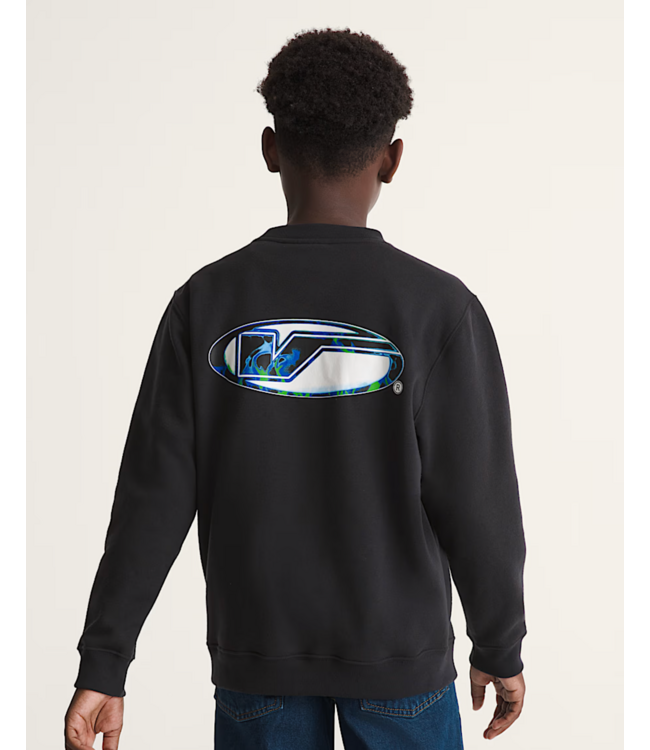 VANS VANS - BEVEL FLAME KID CREWNECK (BLACK)