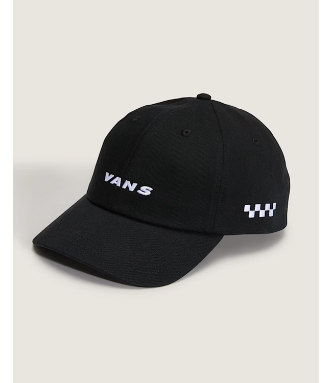 VANS VANS - CHECK SIDE CURVED BILL KID STRAPBACK CAP (BLACK)