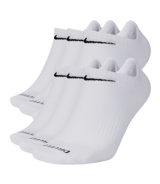 NIKE SB NIKE SB - EVERYDAY PLUS CUSH NO SHOW 6PK (WHITE)