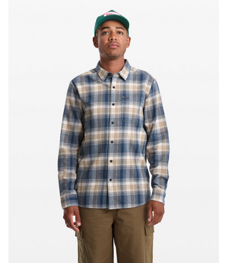 VOLCOM VOLCOM - CADEN PLAID L/S (DIRTY WHITE)