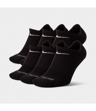 NIKE SB NIKE SB - EVERYDAY PLUS CUSH NO SHOW 6PK (BLACK)