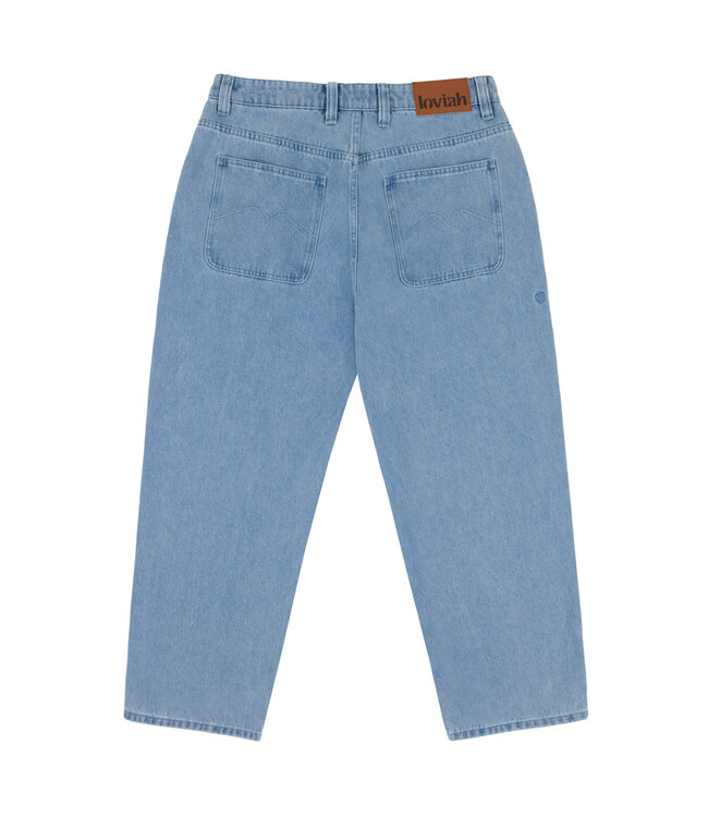 LOVIAH LOVIAH - 1990 BAGGY DENIM (WHITE BLUE WASH)