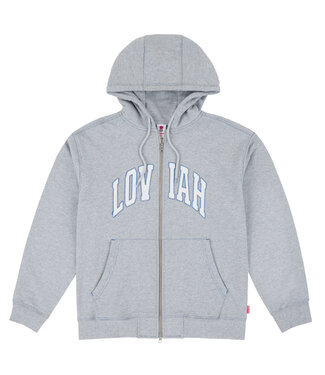 LOVIAH LOVIAH - TEAM ZIP HOODIE (HEATHER GREY)
