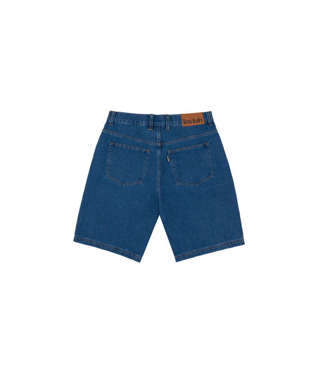 LOVIAH LOVIAH - JHORTS SHORT EN JEAN (DÉLAVAGE MOYEN INDIGO)