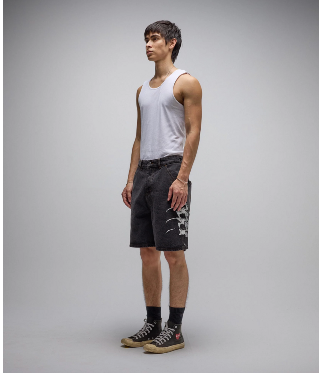 FORMER FORMER - DION DENIM WALKSHORT (WASHED BLACK)