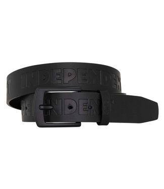 INDEPENDENT INDEPENDENT - BAR LOGO LEATHER BELT (BLACK)