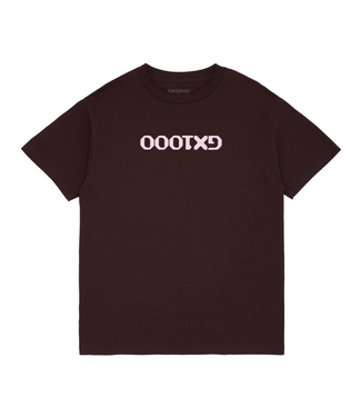 GX1000 GX1000 - OG LOGO UPSIDE DOWN TEE (BROWN)