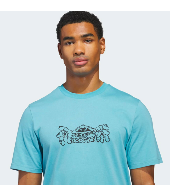 ADIDAS ADIDAS - KOGANCULT DRAGON T-SHIRT (BLEU D'OCCASION)