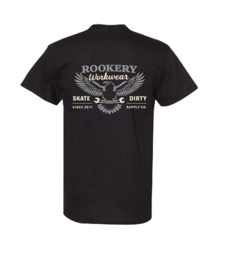 ROOKERY ROOKERY - WORKWEAR PRM TEE (BLACK)