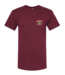 ROOKERY ROOKERY - FISH 3 PRM TEE (BURGUNDY)