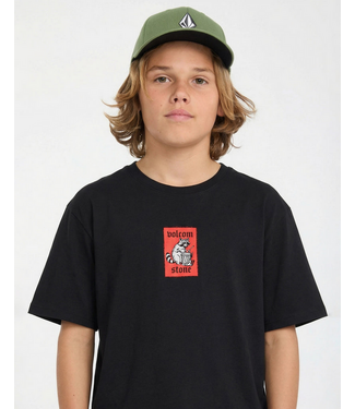 VOLCOM VOLCOM - ROCKOUT KID TEE (BLACK)