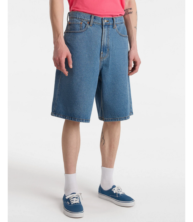 VANS VANS - CHECK-5 BAGGY DENIM SHORT (STONEWASH BLUE)