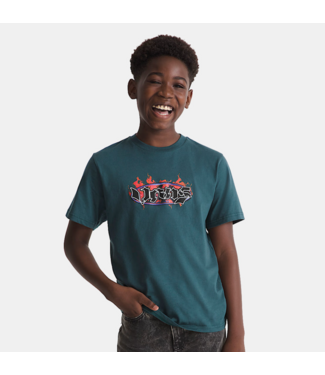 VANS VANS - NIGHT SPARK KID TEE (MYSTIC MOSS)