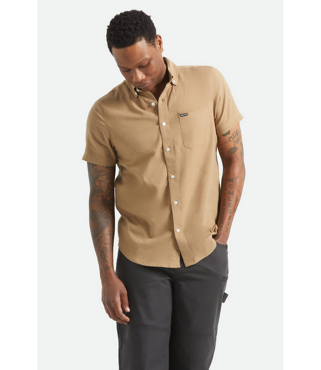 BRIXTON BRIXTON - SANFORD OXFORD WOVEN (KHAKI)