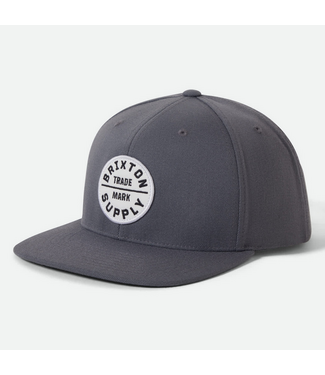 BRIXTON BRIXTON - OATH III SNAPBACK CAP (FUTURE GREY)