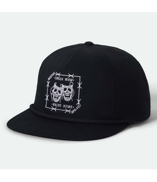 BRIXTON BRIXTON - SMILE ALWAYS HP SNAPBACK (BLACK)