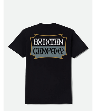 BRIXTON BRIXTON - PILLAR TEE (BLACK)