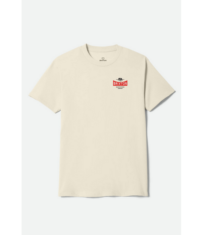 BRIXTON BRIXTON - T-SHIRT PINNACLE (CRÈME)