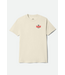 BRIXTON BRIXTON - PINNACLE TEE (CREAM)