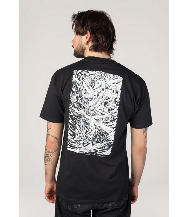 BRIXTON BRIXTON - T-SHIRT HOURGLASS (NOIR)